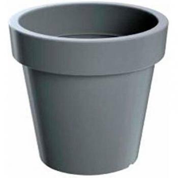 MACETA DE PLASTICO LOFLY EN GRIS 39X39X36,1 CM