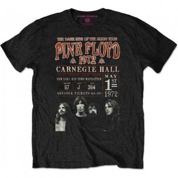 Carnegie Hall 72 Pink Floyd Maglietta Unisex Ecologica XL Nero