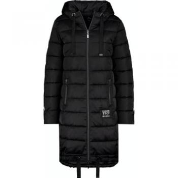 Steppmantel MONARI Gr. 38, schwarz Damen Mäntel mit Kapuze