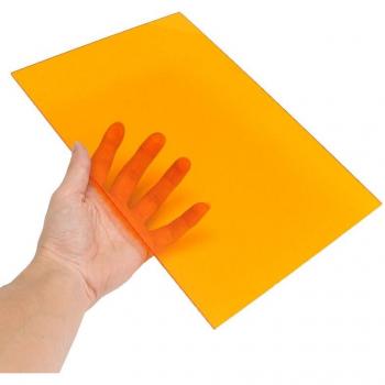 A4 Colored Acrylic Sheet Black Red 210x297mm
