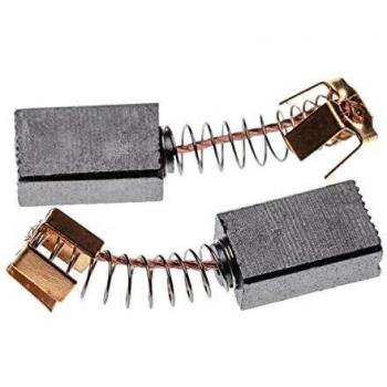 Double balai de charbon Vhbw pour moteur électrique de 6 x 10 x 16mm remplace Makita 181410-1, CB-104, CB-111 pour outil électrique