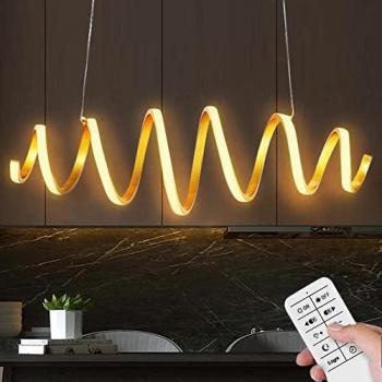 BAKAJI - Lampadario Lampada Sospensione a LED 40W Luce Dimmerabile e Colore Regolabile
