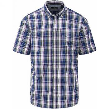 Fynch Hatton Herrenhemd in Dunkelblau – Casual Fit, XL/XXL
