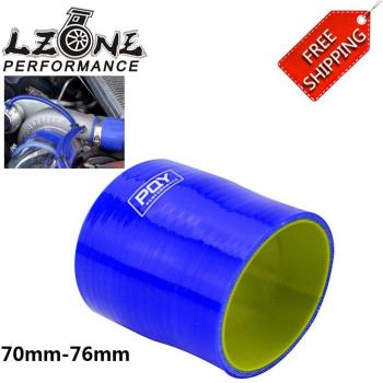 LZONE 70mm-76mm Silicone Hose Reducer Joiner