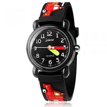 Kunterbunte Kinderschnelluhr – 3D Cartoon Armbanduhr