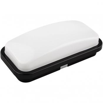 Applique LED Rectangulaire Noir Matel IP65 20W Lumière Froide 6400K