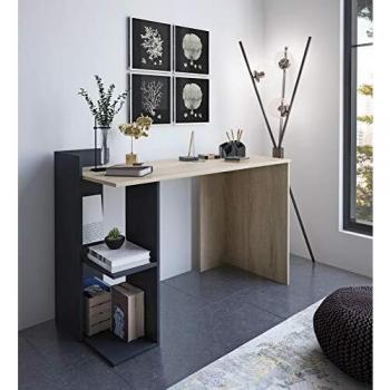 Mesa de estudio Tokio con estantes Home Heavenly - Estilo Nórdico