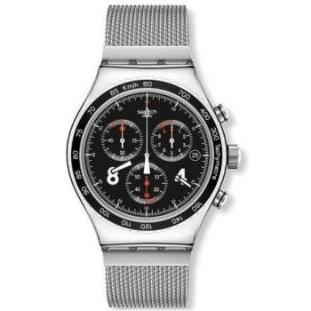 Swatch YVS401G Men's Chronograph Stainless Steel Watch
