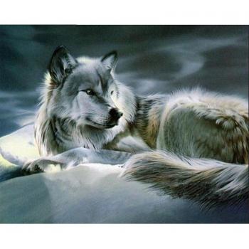 Wolf Embroidery Diamond Art Kit 20x30CM