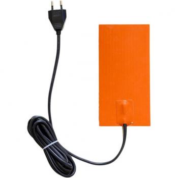 Silicone Engine Crankcase Heater Pad 100x200mm, 300W, 90°C Thermostat, for Motor Oil Pan (220V/110V)