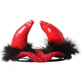 Devil Horn Pet Hair Band for Dogs and Cats