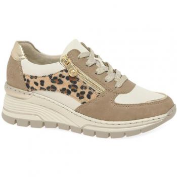 Rieker Women's Surprise Sneakers - Tan - Size: 6