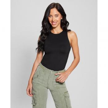 Top Básico de Mujer Guess con Corte Decorativo