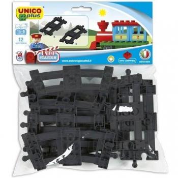 Androni Bausteine Schienen Set 12 Teile