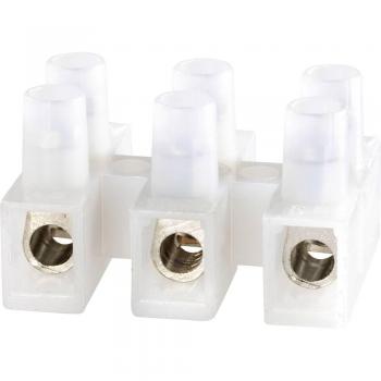 Adels-Contact 125203 Flexible Terminal Block - 6 mm², 3 Poles, Natural Color