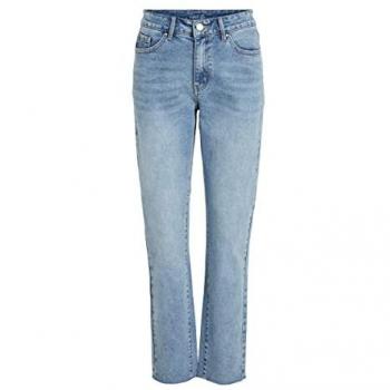 Vila Jeans Stray DL Dritto Denim Blu Chiaro 42