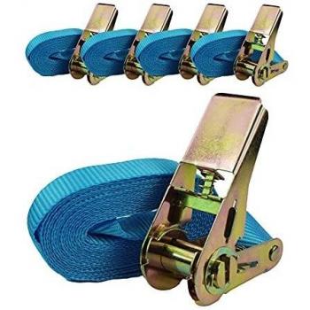 X Profi Ratschen Spanngurt Spanngurte Zurrgurt 1-tlg 4m 0,8t 0,8to 800kg TÜV/GS BLAU