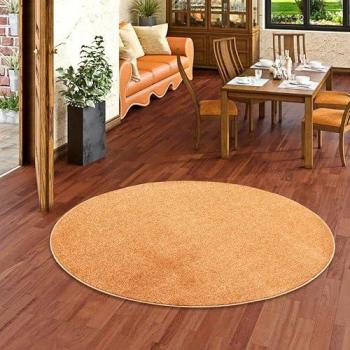 Velours‑Luna 100 cm Rundteppich – Snapstyle, Hochflor, 16 mm