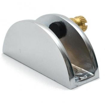 Chrome Plated Shelf Bracket for Glass Shelves 5-10mm Thickness Pack of 4