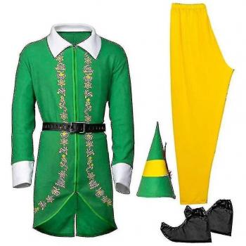Conjunto de Elfo Festivo con Pantalón y Chaqueta