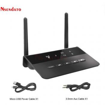 80M Bluetooth V5.0 Audio Adapter for TV PC Car