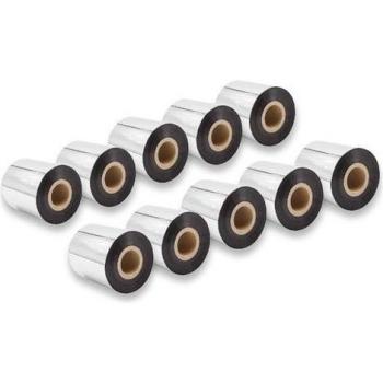 Thermal Label Ribbon – 70mm × 300m, Wax‑Plus Black, 10× Strength – For TSC TTP‑245 Plus & TTP‑2410M