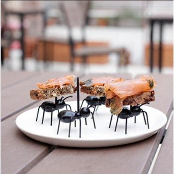 120pcs Ant Forks for Pastry and Fruit