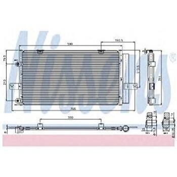 Airco condensator NISSENS 94652