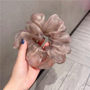 Lazo Goma Ancho 12” Para Cabello Femenino