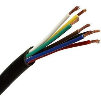 Câble d'alimentation électrique pour auto souple 7 conducteur de 0,75mm² à 1,5mm² - 7 x 1mm² (50 mètres)
