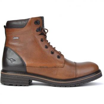 Caballero Kangaroo Botas de Cuero Marrón para Homem