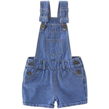 Kids Denim Overalls for Boys and Girls 1-6Y