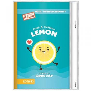 Roth Schulheft Hausaufgabenheft – Clever Teens – Lemon – A5