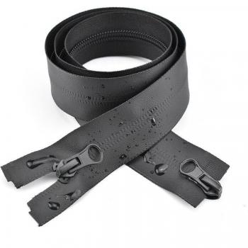 2Pcs Black 5# Nylon Invisible Zippers for Sewing