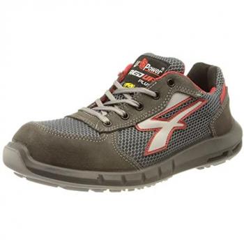 Botteggianti di Sicurezza SKAT ESD PLUS S1P SRC – Colore Grigio/Rosso, Lungo 45