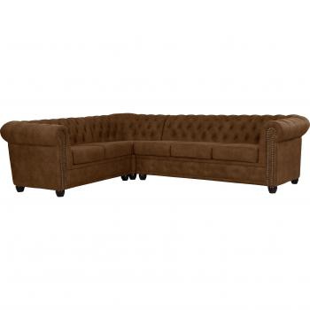 Chesterfield‑Sofa „Rysum L‑Form“ – Home affaire, langer Schenkel rechts