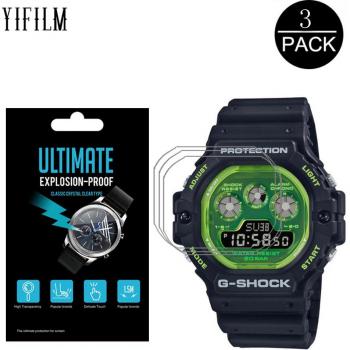 3Pcs HD Clear Anti-Scratch Protective Film for Casio G-SHOCK DW-5900 Series