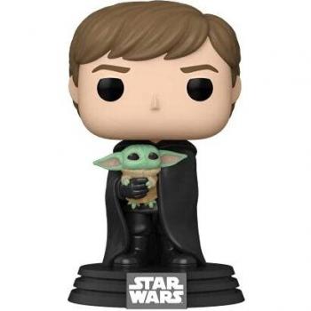 Funko Pop! Star Wars: The Mandalorian - Luke Skywalker with Grogu (Vinyl Figure 482)