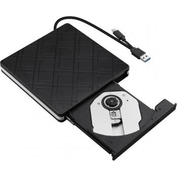 High-Speed USB 3.0 External CD/DVD Player and RW Drive