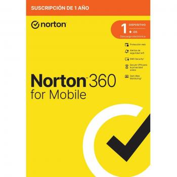 Antivirus Norton 360 Móvil Español 1 Usuario 1 Dispositivo 1 Año ESD Genérico RSP DRMKEY GUM FTP