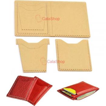 Plantilla de Billetera de Cuero DIY WT913