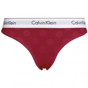Slip Calvin Klein Logo Topos rosso taglia S