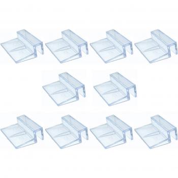 10pcs Acrylic Stand Glass Cover Clip for Aquarium Accessories 6/8/10/12mm