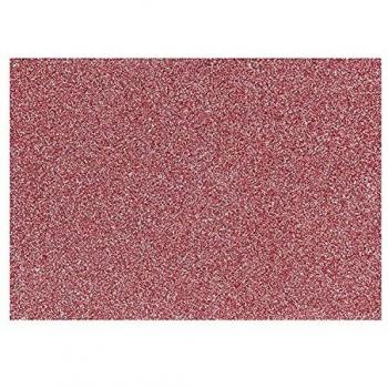 Glitter Aufbügelfolie in Rosa, DIN A5, 14,8x21 cm