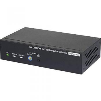 SpeaKa Pro 1x4 HDMI Splitter su Cavo RJ45