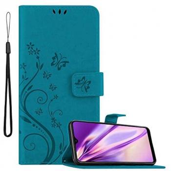 Cover Fiori Blu – Custodia Cadorabo per Galaxy A10 & M10