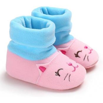 Zapatos Lindo de Algodón para Bebé Niña - Primeros Pasos Antideslizantes
