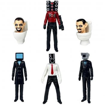 Inodoritos Skibidi: Kit de 6 Mini Personajes