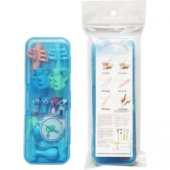 Silicone Two Finger Pencil Grip Set for Children - 16 Pieces