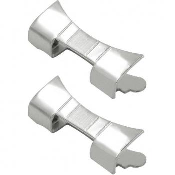 Curved End Stainless Steel Watch Strap Links - 2pcs (19mm-24mm)